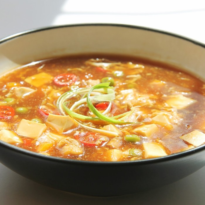 Hot and sour suppe