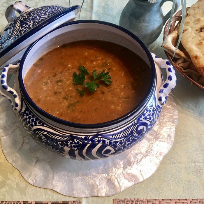 Tunesisk lammesuppe