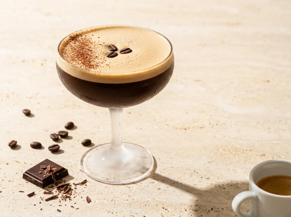 Alkoholfri mocha martini
