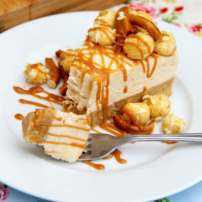 Cheesecake med saltkaramel
