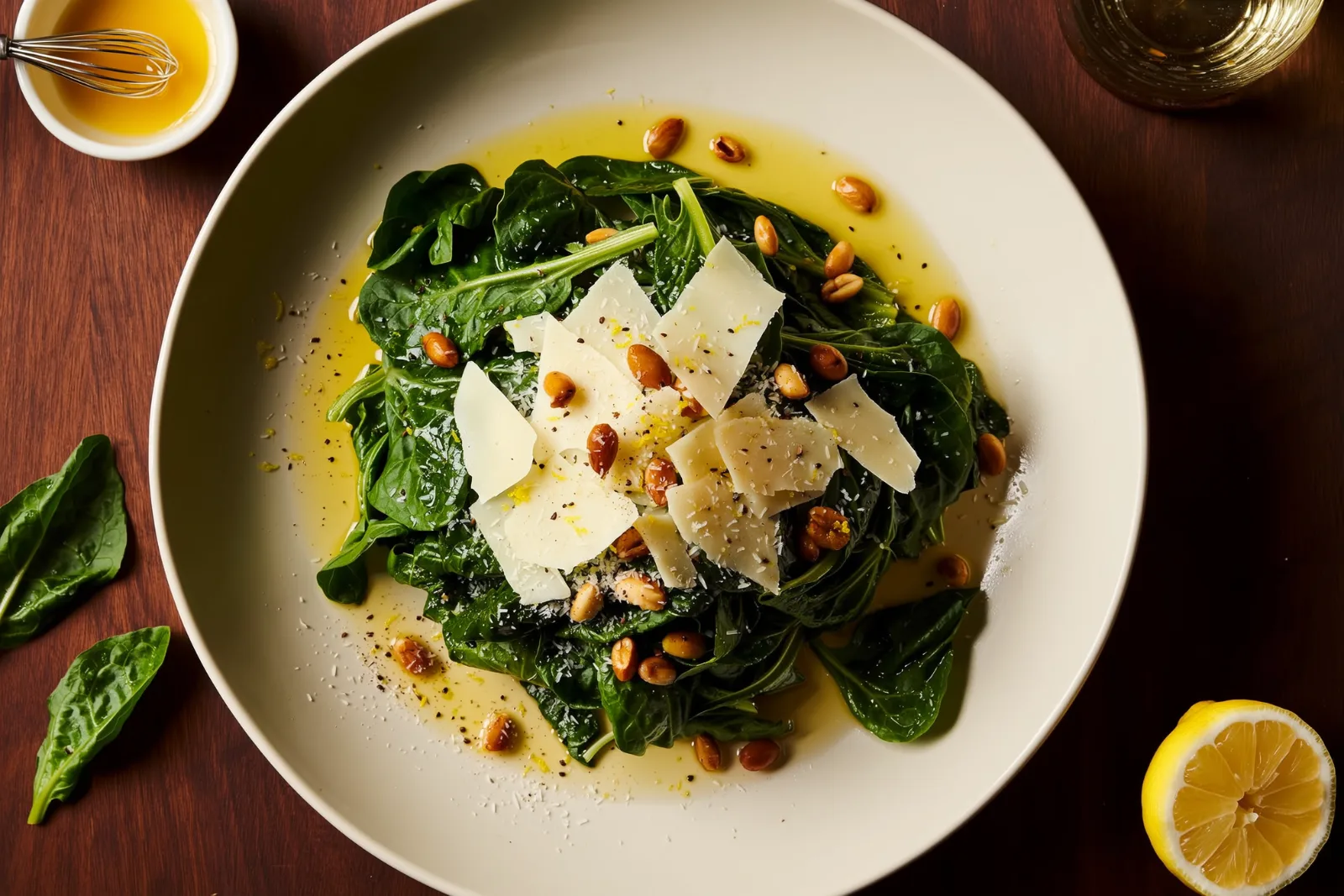 Rucolasalat med citronvinaigrette