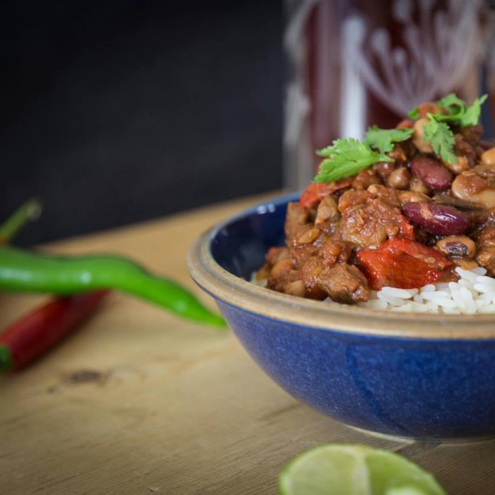 Braiseret chili con carne