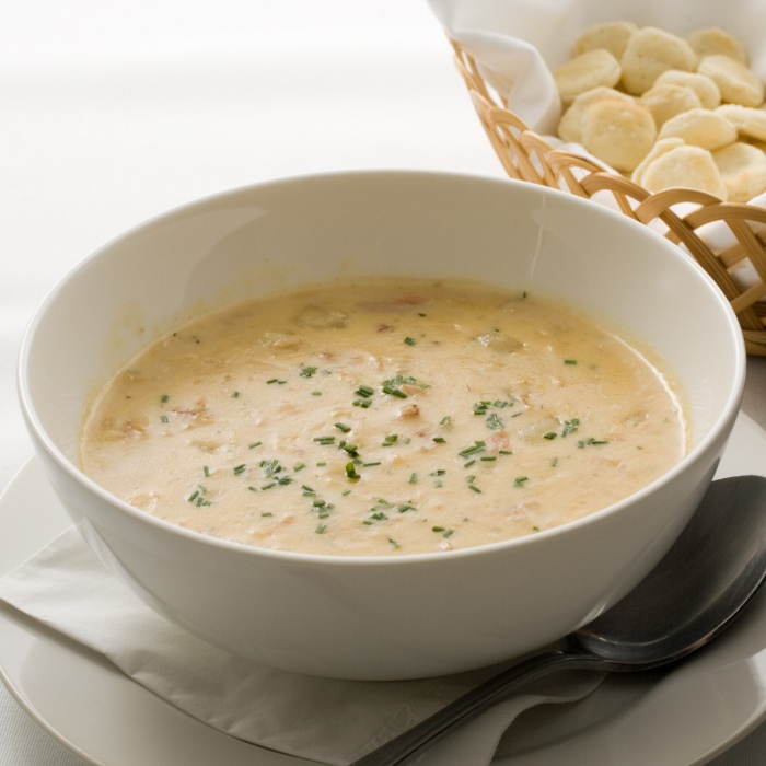 Muslingesuppe (clam chowder)